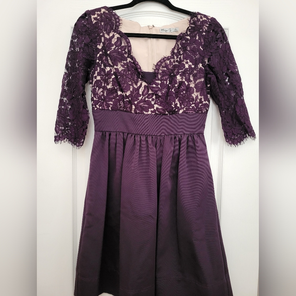 Eliza J Formal Purple Dress